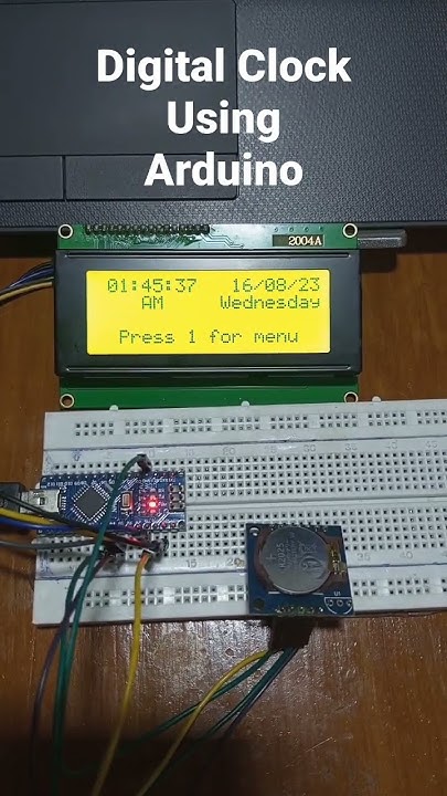 Digital Clock Using Arduino and DS3231 #arduinoprojects #diy #arduino ...