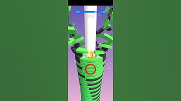 Stack ball - Crash Platforms Level 127 to 128 #gaminggallery #stackball