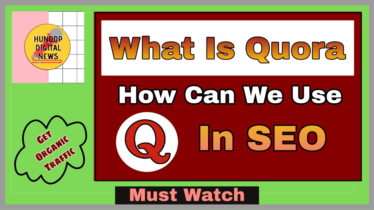 Quora How Can We Use Quora In Seo What Is Quora In Hindi Quora Partner Program Youtube