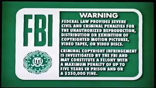 Green Fbi Warning Screen Vhs