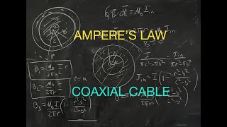 Ampere's Law: Magnetic Field due to a Coaxial Cable