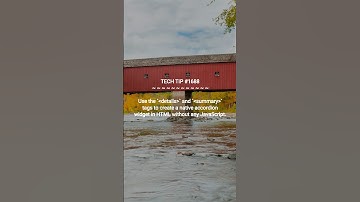 HTML Accordion with NO JavaScript! | 2025-12-12 | #Shorts #systemadmintips #dotKey #codinghacks