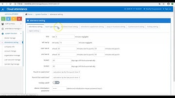 E-Focus Professional Cloud based online time attendance software video www.epordo.com-attendance set