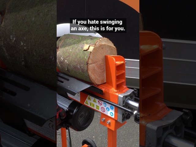 You Won't Believe How Fast This Log Splitter Is #forestmaster #logsplitter #firewood