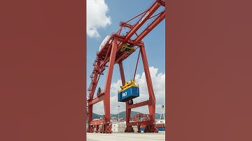DISASTER: Massive Container Crane COLLAPSES — Cargo SMASHED on Impact!