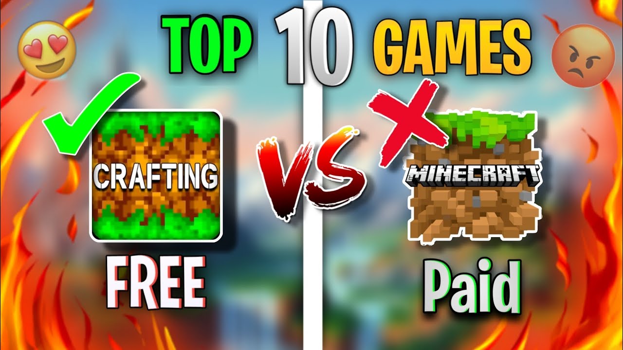 Top 10 Games Like Minecraft PE🤩|| This Games Blow Your Mind 🤯🔥|| - YouTube