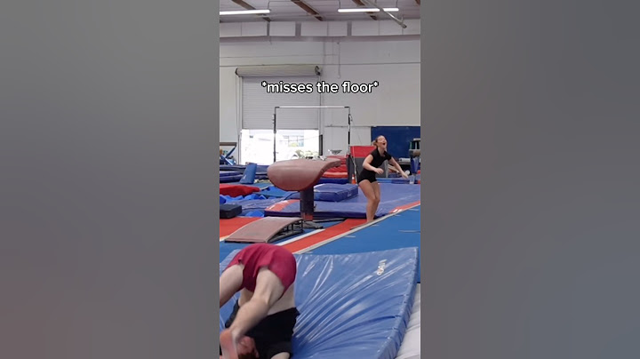 This is why you always know your spacing 😂 @graciekramer14 #gymnast #gymnastics #sports #olympics