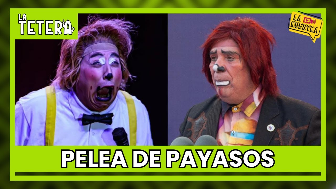 Microbio Caluga Pelea de payasos: se agarraron a charchazos el Microbio Caluga y el ...
