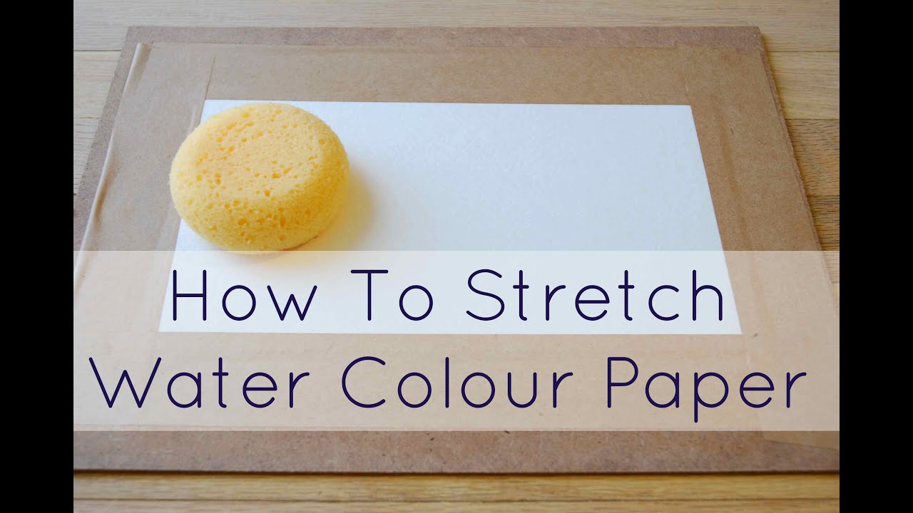 Watercolor Paper Stretching