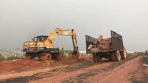 1 ngày đi làm ở công trường năng lượng điện Mặt Trời lớn nhất miền nam lộc ninh Bình Phước