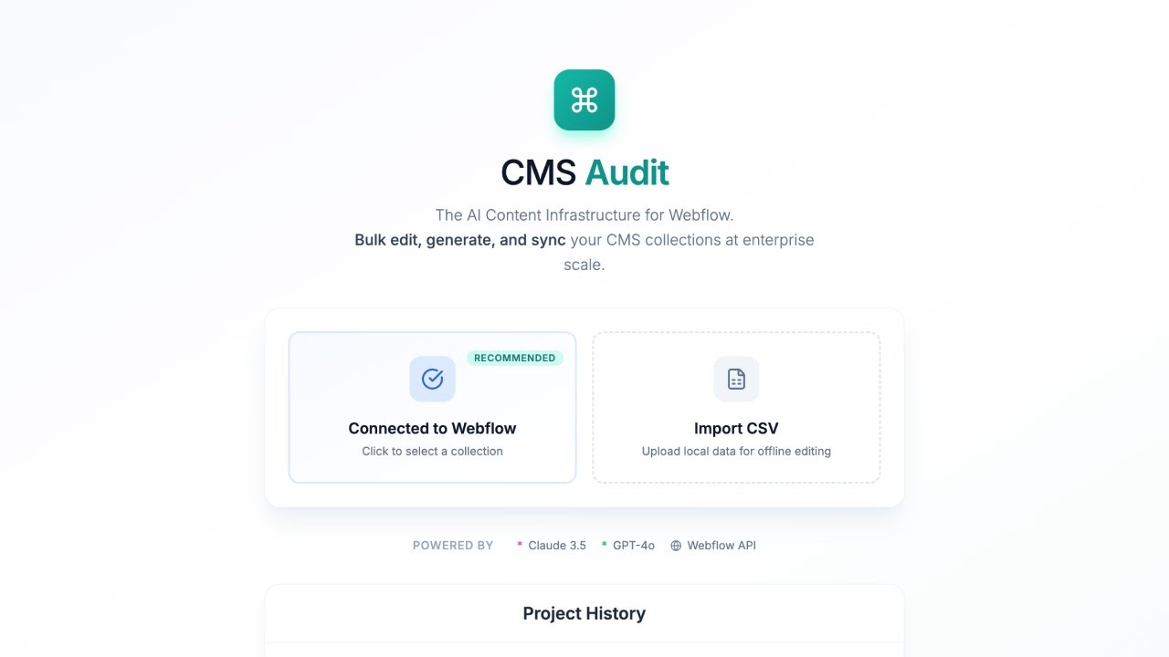CMS AUDIT - Bulk Edit Webflow CMS Items Easily - YouTube