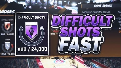 HOW TO GET DIFFICULT SHOTS BADGE SUPER FAST!!! | FULL TUTORIAL | NBA 2K18