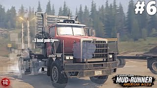 SpinTires MudRunner AMERICAN WILDS: Let's Play! Part 6: Grizzly Creek COMPLETE!!