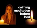 Meditation to relieve tension before bed | Somatic Therapy