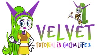 💞HOW TO MAKE VELVET (TROLLS 3) IN GACHA LIFE 2💞 #gachalife2 #velvet #gachaedit