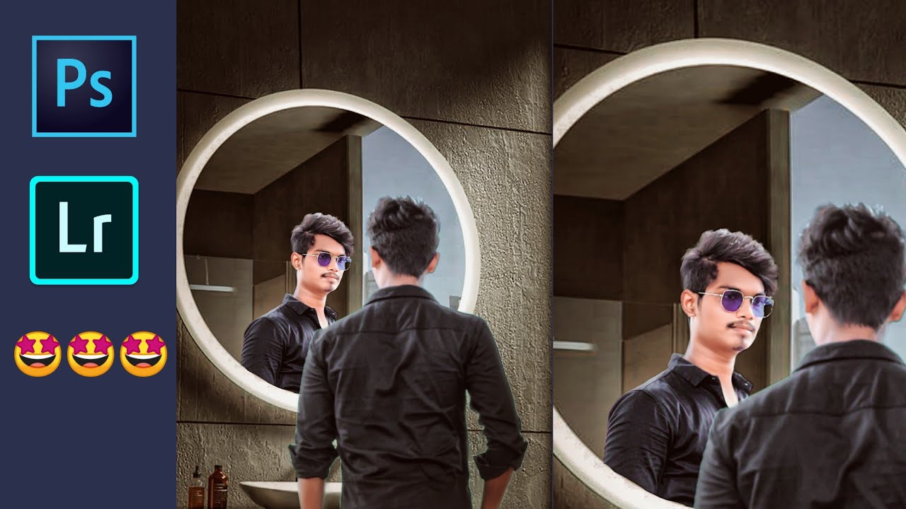Photo Editor Reflection New creative photo editing mirror reflection in pscc full tutorial ...