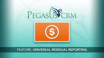 Pegasus CRM: Universal Residual Tool Overview