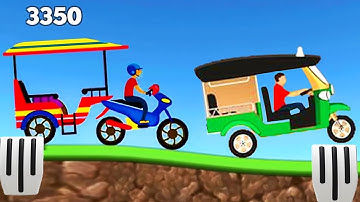 Modern Auto Rickshaw Uphill - Driving Tuk Tuk Auto Rickshaw Racing - Best Android Gameplay