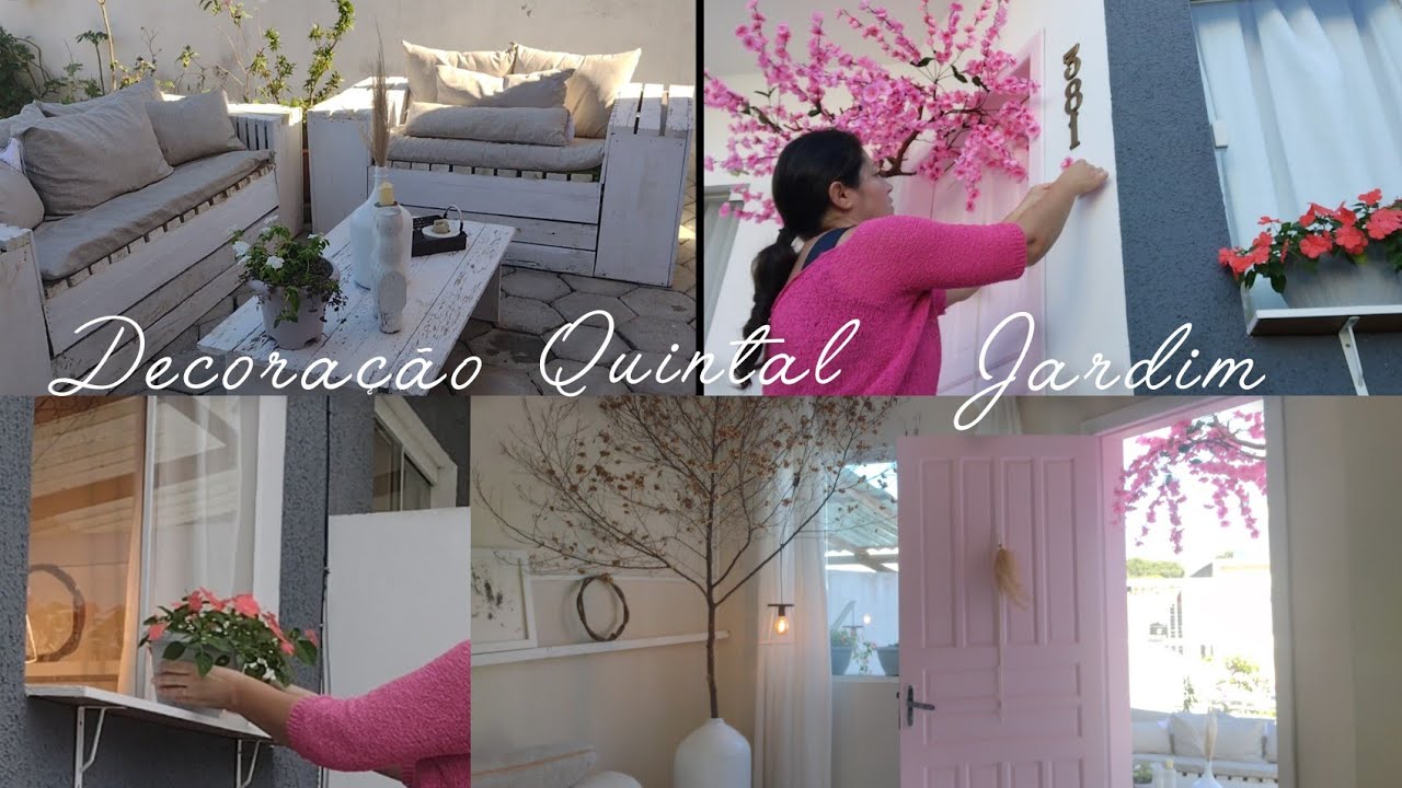 Decoração de Quintal:🌸Transformando um Espaço Simples em um Refúgio🌿Aconchegante vida Diária🏡