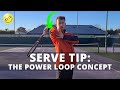 Serve tip more power with the power loop concept