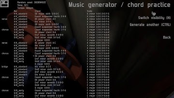 A slow atmospheric song created by my Procedural Music Generator
