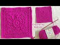 Crochet crop top / كروشيه وحدة مربع جراني تصميم جديد بشلة واحدة بس عملت اشيك واحلي كروب توب