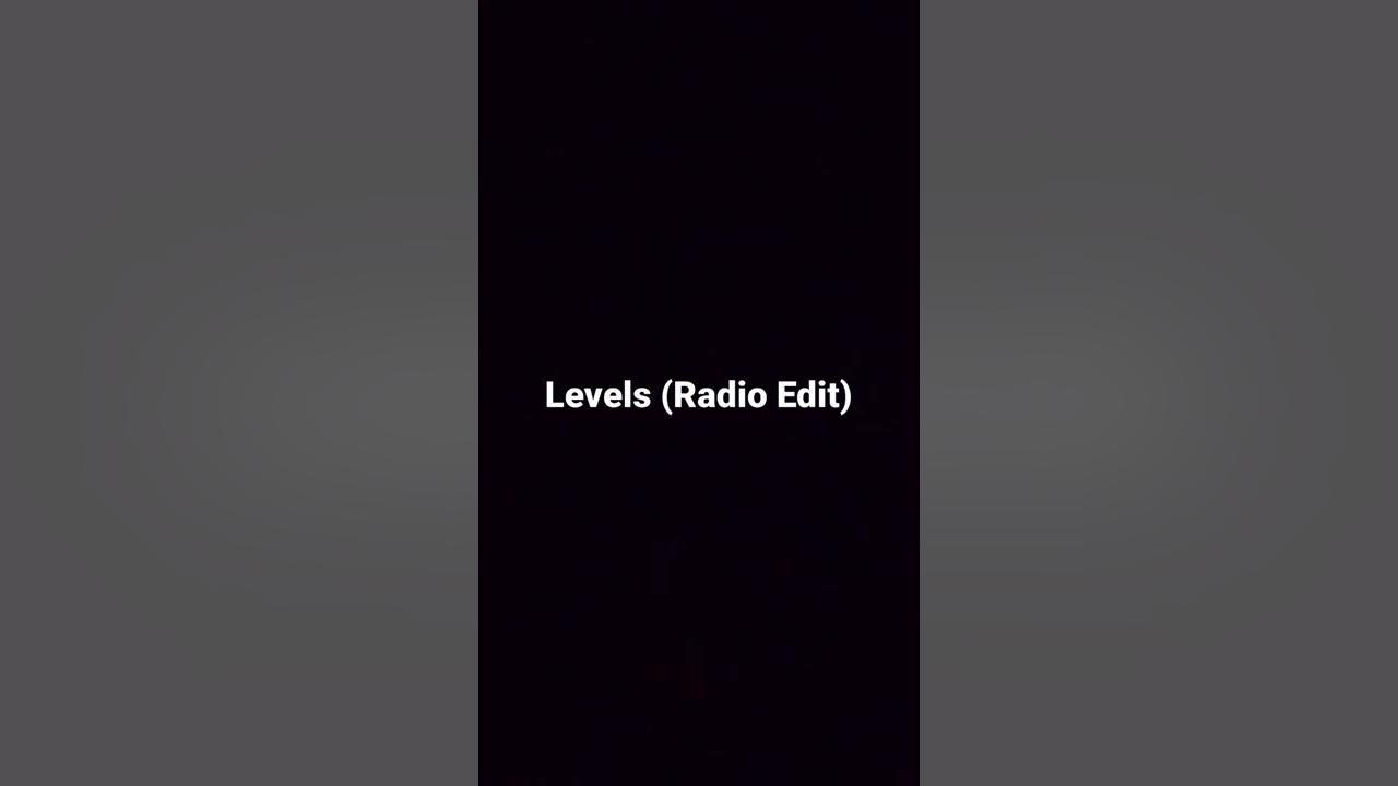 Avicii - Levels (Radio Edit)