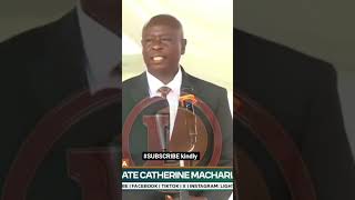 Rigathi Gachagua today in Nakuru County attending a burial service