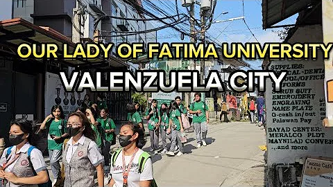 Strolling around Our Lady of FATIMA University in Valenzuela City, Philipines