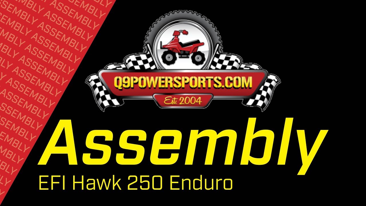Fuel Injected RPS Hawk DLX 250 Dual Sport Motorcycle Assembly | Q9 Powersports USA