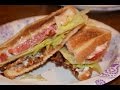 Basic How To Recipe for a BLT / Bacon, Lettuce, Tomato Sandwich