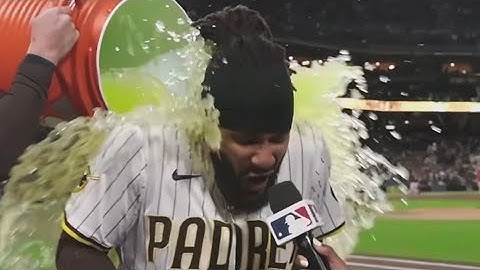 Fernando Tatis Jr. Postgame Interview after Hitting His First Career Walk Off Home Run