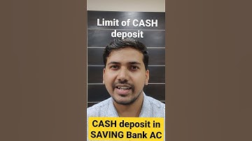 Limit of Cash Deposit in Saving Bank Account | Income Tax Cash Deposit Limit