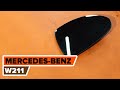 How to change glass for wing mirror MERCEDES-BENZ W211 E-Class [TUTORIAL AUTODOC]