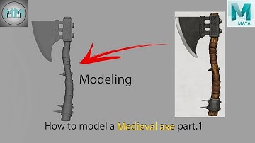 Maya Tutorial:How to model a Medieval axe part.1