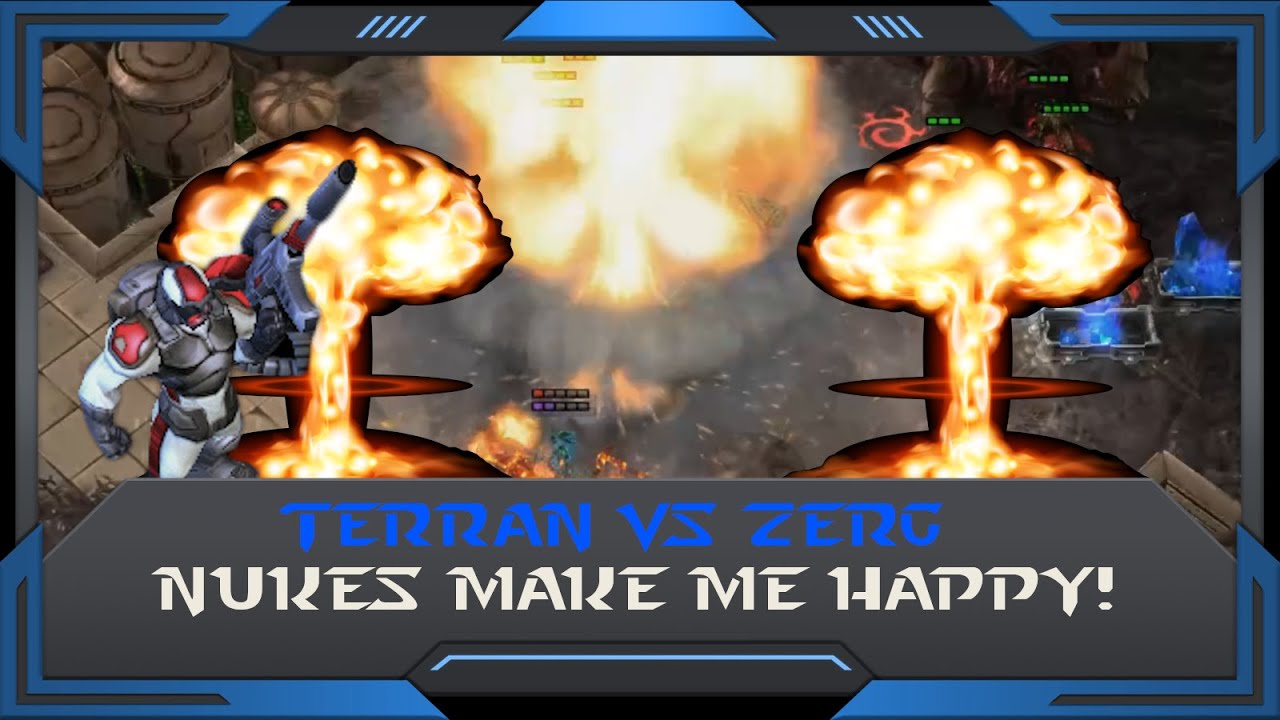 StarCraft 2 (RuFF Highlight): Nukes Make Me Happy!