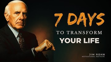 Become Unrecognizable in 1 Week - Jim Rohn Motivation
