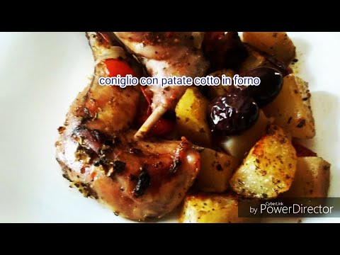 Coniglio Con Patate E Olive Al Forno Youtube
