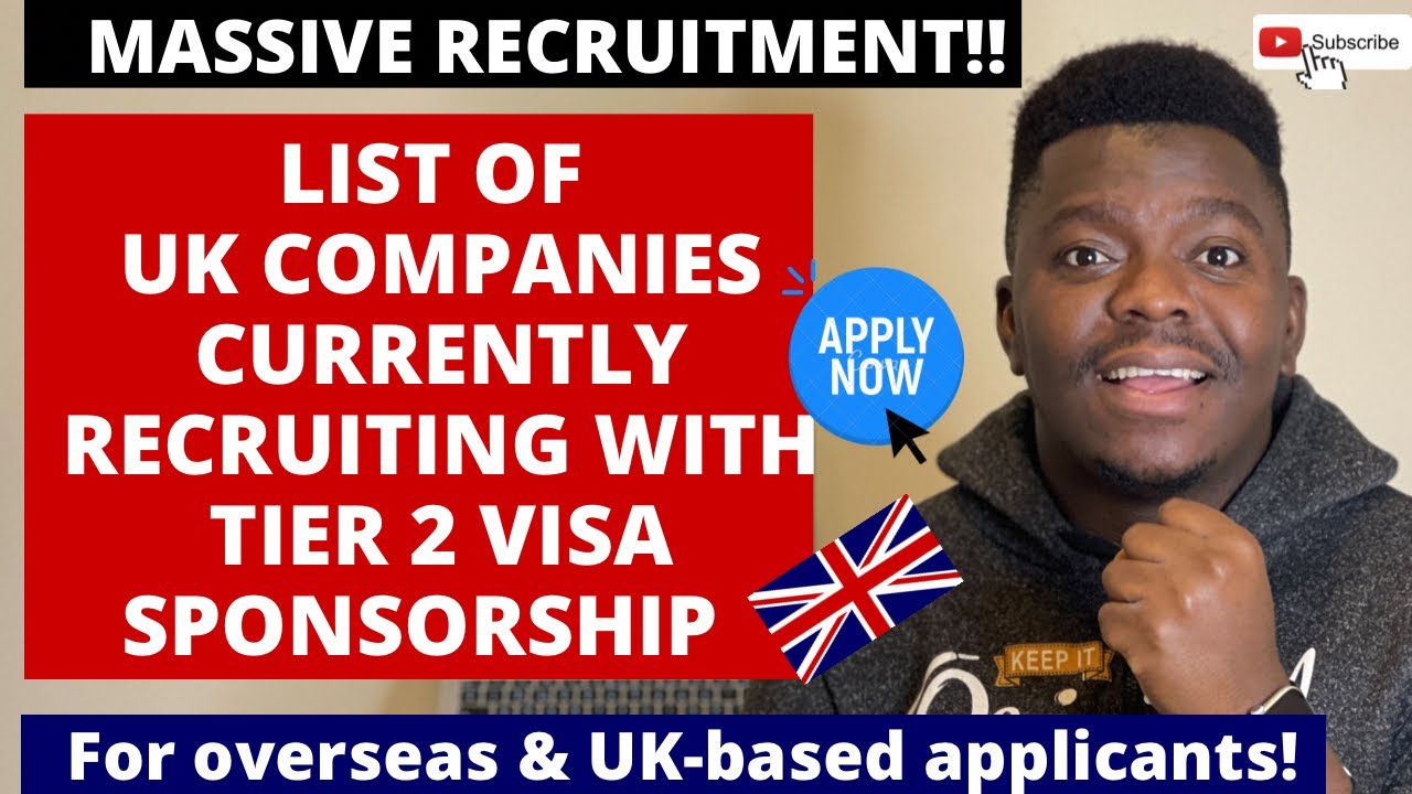 List Of UK COMPANIES Currently Recruiting With Tier 2 VISA SPONSORSHIP list-of-uk-companies-currently-recruiting-with-tier-2-visa-sponsorship