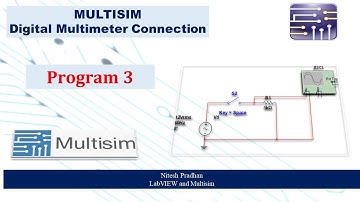 Multisim program 3 Ac Power supply with Oscilloscope