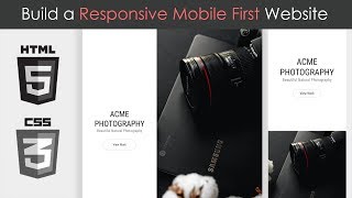 Build a Responsive, Mobile First Website - HTML5 &amp; CSS3