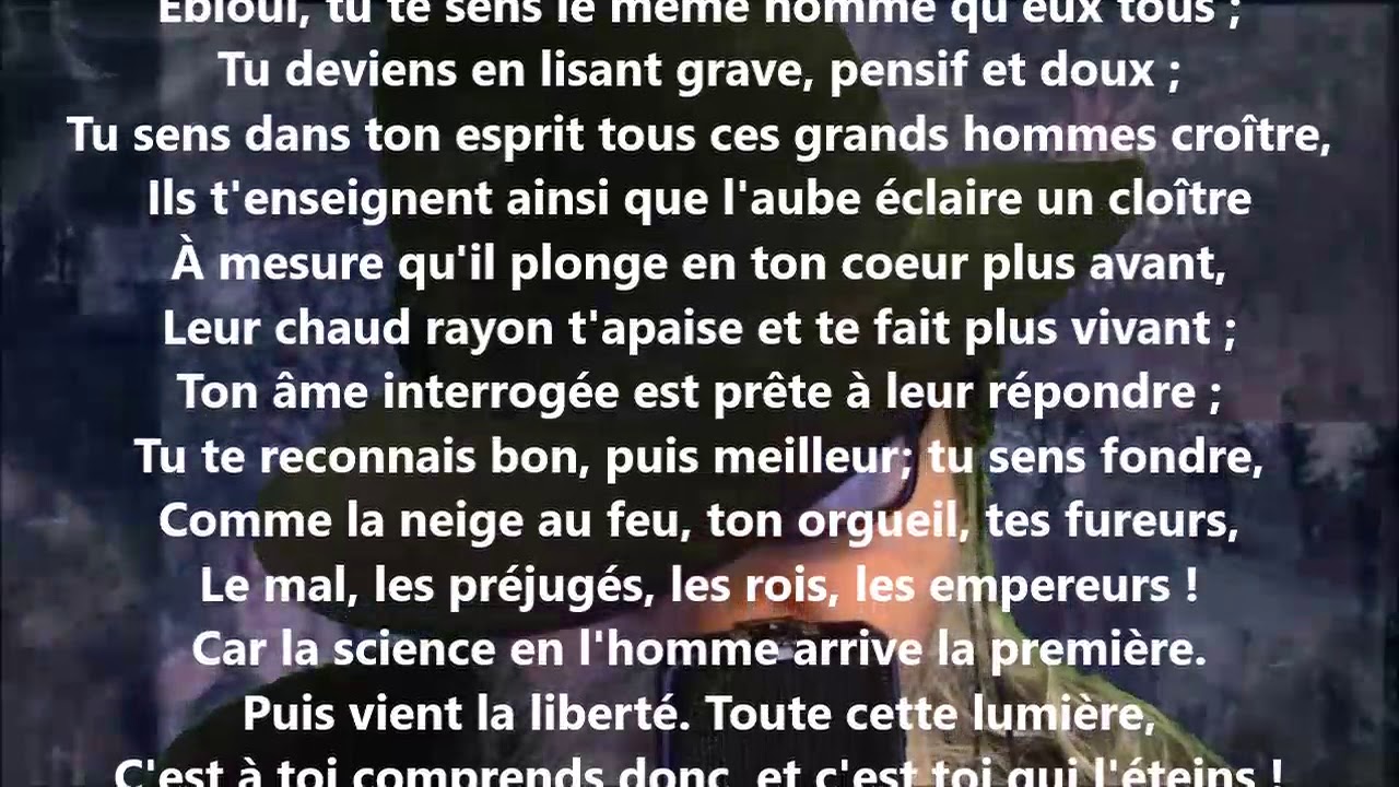 À qui la faute ? Victor Hugo lu par Yvon