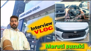 maruti suzuki showroom vlog || interview vlog || #minivlog #shortvideo @YouTube