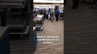Before you think the worst, I wanted to take baby by myself to practice! #fyp #babytok #travelhack