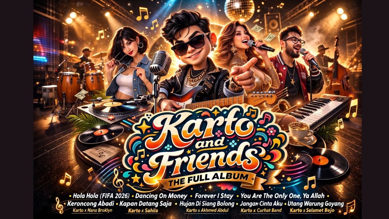 FULL ALBUM – KARTO AND FRIENDS | 9 LAGU KOLABORASI SPESIAL