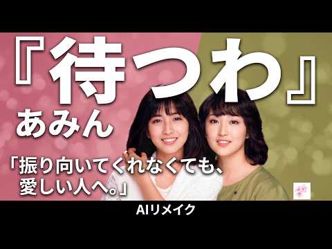 【AI高音質リメイク】待つわ   あみん | 時を超えて蘇る、あの頃の切ない記憶と輝き