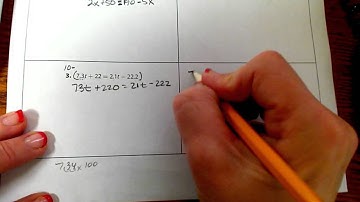 Solving Equations with Variables on Both Sides (Fractions and Decimals)