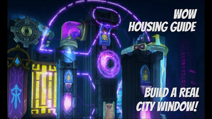 WoW Housing Tutorial: Create a Real City Window!