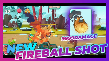 Dino Bash: One Hit Caveman with This New Fireball Shot