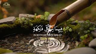 Peaceful Quran Recitation + Bamboo Fountain Water Sounds 🌟 Deep Sleep, Relieve Stress & Anxiety screenshot 5